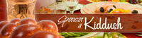 Kiddush Sponsorship