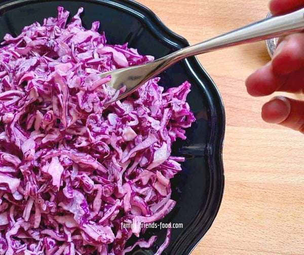 1 LB. Red Cabbage Slaw with Mayonnaise