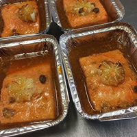 RHS Poached Salmon with herbs and lemon
