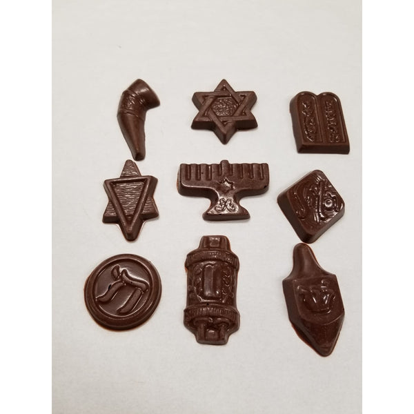 CHA Chocolate Jewish Symbols  1 dozen