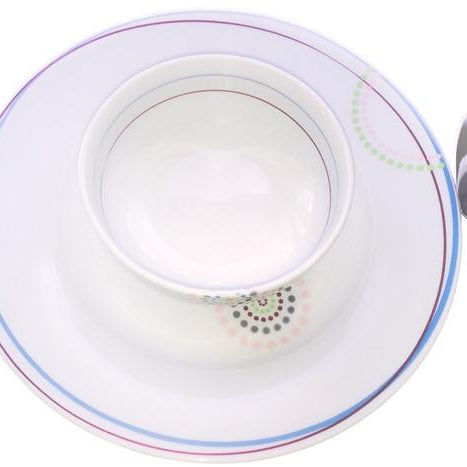 Disposable Plates, cup and cutlery dinner set for 1 person